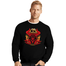 Load image into Gallery viewer, Daily_Deal_Shirts Crewneck Sweater, Unisex / Small / Black Dark Legend