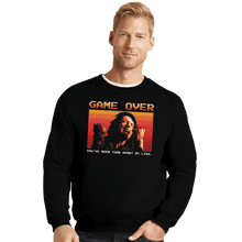 Load image into Gallery viewer, Shirts Crewneck Sweater, Unisex / Small / Black Game Over Tommy