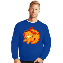 Load image into Gallery viewer, Daily_Deal_Shirts Crewneck Sweater, Unisex / Small / Royal Blue The Lasagna King