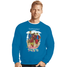 Load image into Gallery viewer, Shirts Crewneck Sweater, Unisex / Small / Sapphire Weekend at Tony's