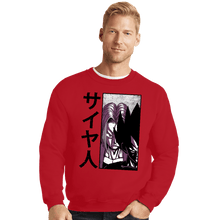 Load image into Gallery viewer, Shirts Crewneck Sweater, Unisex / Small / Red Saiyanz