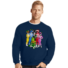 Load image into Gallery viewer, Daily_Deal_Shirts Crewneck Sweater, Unisex / Small / Navy Grinch Rangers