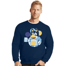 Load image into Gallery viewer, Daily_Deal_Shirts Crewneck Sweater, Unisex / Small / Navy Blue Dad

