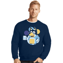Load image into Gallery viewer, Daily_Deal_Shirts Crewneck Sweater, Unisex / Small / Navy Blue Dad