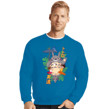 Load image into Gallery viewer, Secret_Shirts Crewneck Sweater, Unisex / Small / Sapphire My Good Friend