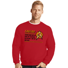 Load image into Gallery viewer, Shirts Crewneck Sweater, Unisex / Small / Red Red Shirt Guy
