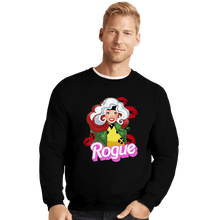 Load image into Gallery viewer, Daily_Deal_Shirts Crewneck Sweater, Unisex / Small / Black Rogue Barbie