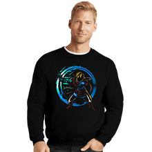 Load image into Gallery viewer, Daily_Deal_Shirts Crewneck Sweater, Unisex / Small / Black Kingom Hero