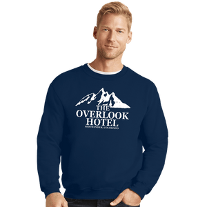 Shirts Crewneck Sweater, Unisex / Small / Navy The Overlook