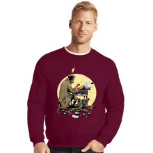 Load image into Gallery viewer, Daily_Deal_Shirts Crewneck Sweater, Unisex / Small / Maroon Hellboy's Report