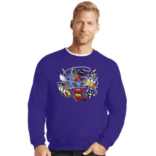 Load image into Gallery viewer, Shirts Crewneck Sweater, Unisex / Small / Violet Weapons Shop