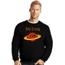 Load image into Gallery viewer, Daily_Deal_Shirts Crewneck Sweater, Unisex / Small / Black Sauturn
