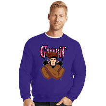 Load image into Gallery viewer, Daily_Deal_Shirts Crewneck Sweater, Unisex / Small / Violet Gambit 97