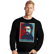 Load image into Gallery viewer, Daily_Deal_Shirts Crewneck Sweater, Unisex / Small / Black Diabolical