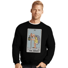 Load image into Gallery viewer, Shirts Crewneck Sweater, Unisex / Small / Black The Hermit