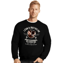 Load image into Gallery viewer, Secret_Shirts Crewneck Sweater, Unisex / Small / Black Cleaning Service