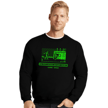 Load image into Gallery viewer, Secret_Shirts Crewneck Sweater, Unisex / Small / Black Nightmare Trail