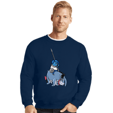 Load image into Gallery viewer, Shirts Crewneck Sweater, Unisex / Small / Navy I'd Want One