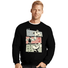 Load image into Gallery viewer, Secret_Shirts Crewneck Sweater, Unisex / Small / Black Final Fight
