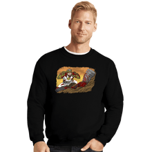 Load image into Gallery viewer, Shirts Crewneck Sweater, Unisex / Small / Black You Let Me Pass Now
