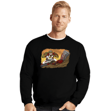 Load image into Gallery viewer, Shirts Crewneck Sweater, Unisex / Small / Black You Let Me Pass Now