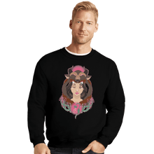 Load image into Gallery viewer, Shirts Crewneck Sweater, Unisex / Small / Black The Last Petal