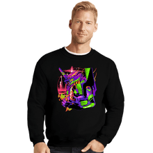 Load image into Gallery viewer, Daily_Deal_Shirts Crewneck Sweater, Unisex / Small / Black Eva Soul