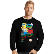 Load image into Gallery viewer, Secret_Shirts Crewneck Sweater, Unisex / Small / Black Sesame Streets of Rage