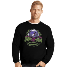 Load image into Gallery viewer, Shirts Crewneck Sweater, Unisex / Small / Black Mysterious Foe