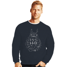 Load image into Gallery viewer, Shirts Crewneck Sweater, Unisex / Small / Dark Heather Neighbor Shape