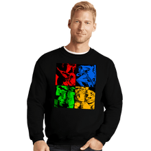 Load image into Gallery viewer, Daily_Deal_Shirts Crewneck Sweater, Unisex / Small / Black Retro TANK!