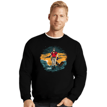 Load image into Gallery viewer, Secret_Shirts Crewneck Sweater, Unisex / Small / Black Peacedalorian