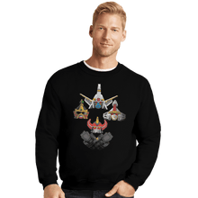 Load image into Gallery viewer, Shirts Crewneck Sweater, Unisex / Small / Black Zord Rhapsody