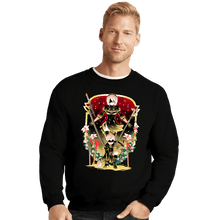Load image into Gallery viewer, Shirts Crewneck Sweater, Unisex / Small / Black Robot Hunters