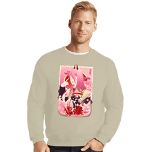 Load image into Gallery viewer, Daily_Deal_Shirts Crewneck Sweater, Unisex / Small / Sand Musha-e Power