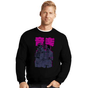 Sold_Out_Shirts Crewneck Sweater, Unisex / Small / Black Daft Cyberpunk