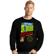 Load image into Gallery viewer, Shirts Crewneck Sweater, Unisex / Small / Black Lee Carvallo's Putting Challenge