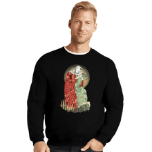 Load image into Gallery viewer, Shirts Crewneck Sweater, Unisex / Small / Black The Bloody Kiss