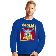 Load image into Gallery viewer, Daily_Deal_Shirts Crewneck Sweater, Unisex / Small / Royal Blue Spam