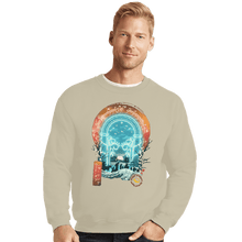 Load image into Gallery viewer, Shirts Crewneck Sweater, Unisex / Small / Sand Ukiyoe Fellowship