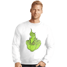 Load image into Gallery viewer, Shirts Crewneck Sweater, Unisex / Small / White FU Grinch