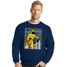Load image into Gallery viewer, Shirts Crewneck Sweater, Unisex / Small / Navy A Match Made In Space
