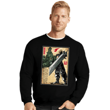 Load image into Gallery viewer, Daily_Deal_Shirts Crewneck Sweater, Unisex / Small / Black Welcome Back To Midgar