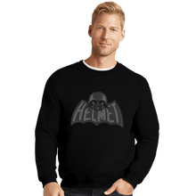Load image into Gallery viewer, Shirts Crewneck Sweater, Unisex / Small / Black Helmet Man