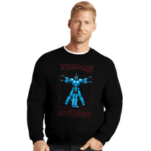 Load image into Gallery viewer, Daily_Deal_Shirts Crewneck Sweater, Unisex / Small / Black Vitruvian Bio Boost Armor