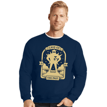 Load image into Gallery viewer, Shirts Crewneck Sweater, Unisex / Small / Navy Cave Of The Past