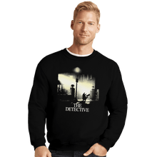 Load image into Gallery viewer, Shirts Crewneck Sweater, Unisex / Small / Black The Detective