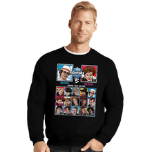 Load image into Gallery viewer, Shirts Crewneck Sweater, Unisex / Small / Black Time Fightersd 5th VS 6th