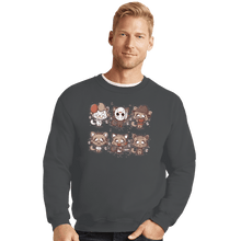 Load image into Gallery viewer, Shirts Crewneck Sweater, Unisex / Small / Charcoal Kawaii Killers