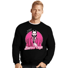 Load image into Gallery viewer, Daily_Deal_Shirts Crewneck Sweater, Unisex / Small / Black Barbie Yaga